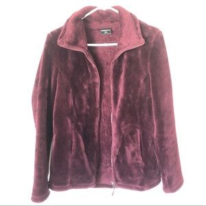 Fleece Jacket -  32 Degrees Red Burgundy Size S